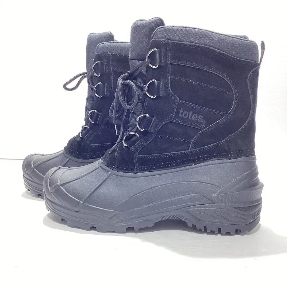 Totes Waterproof Lace Up Boots Size 11